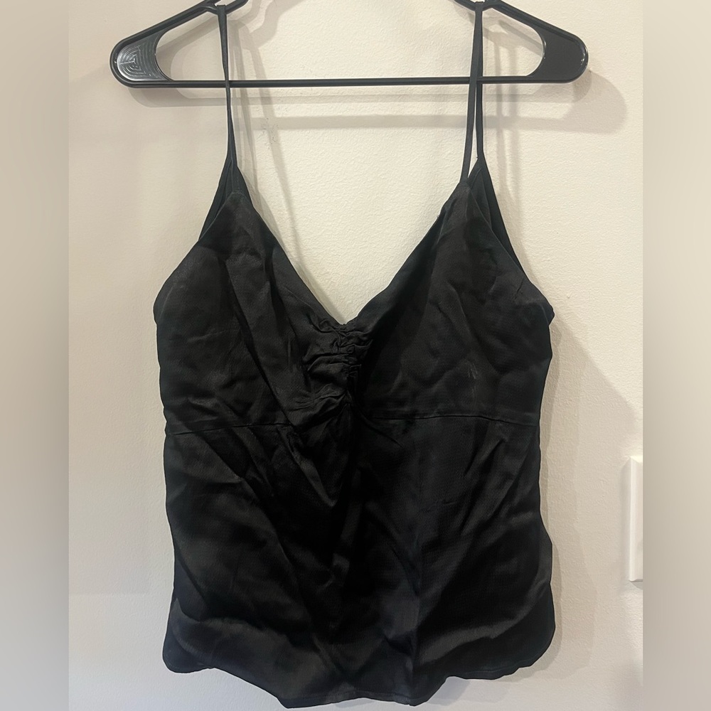 MNG MANGO black cami - never worn - size L - NWT